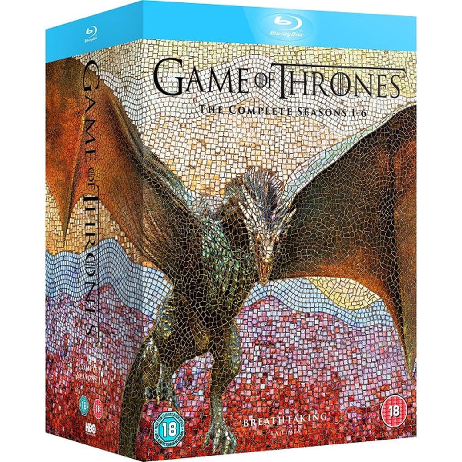 Game of Thrones: The Complete Seasons 1-6 [Blu-Ray Box Set] DVDs & Blu-Rays HBO   