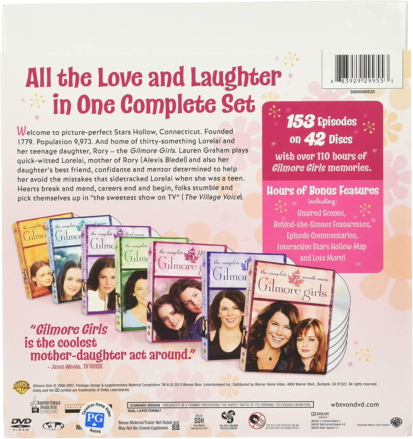 Gilmore Girls: The Complete Series - Seasons 1-7 [DVD Box Set