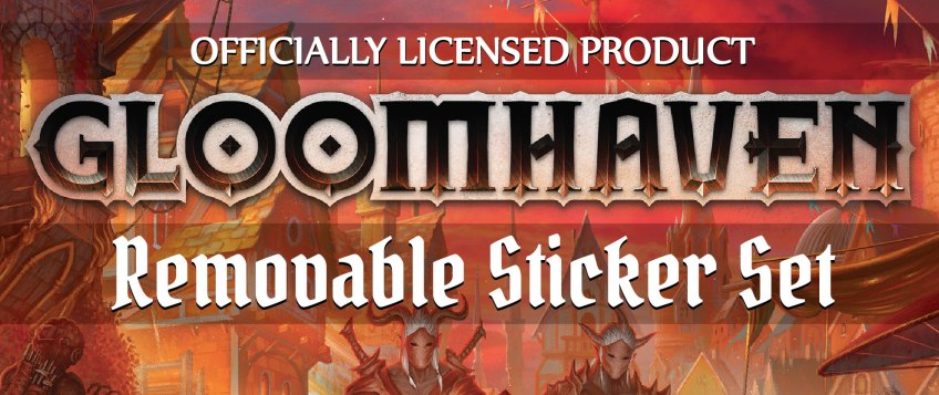 Gloomhaven Removable Sticker Set [Board Game Accessory] Board Game Accessories Wizards of the Coast   