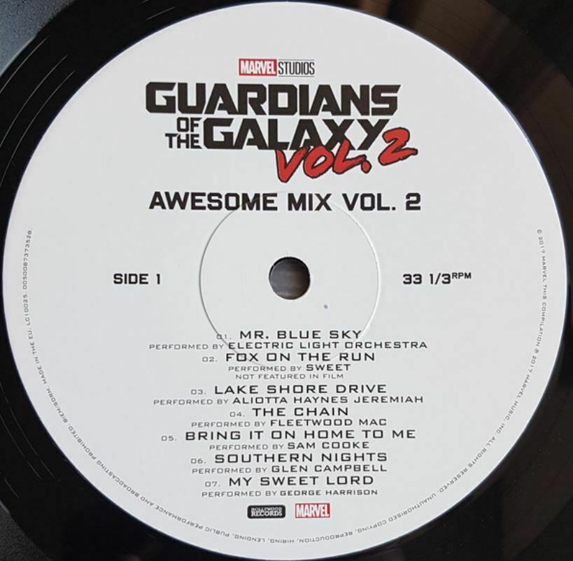 Guardians Of The Galaxy Vol. 2: Awesome Mix Vol. 2 [Audio Vinyl] Audio CD/Vinyl Hollywood Records   