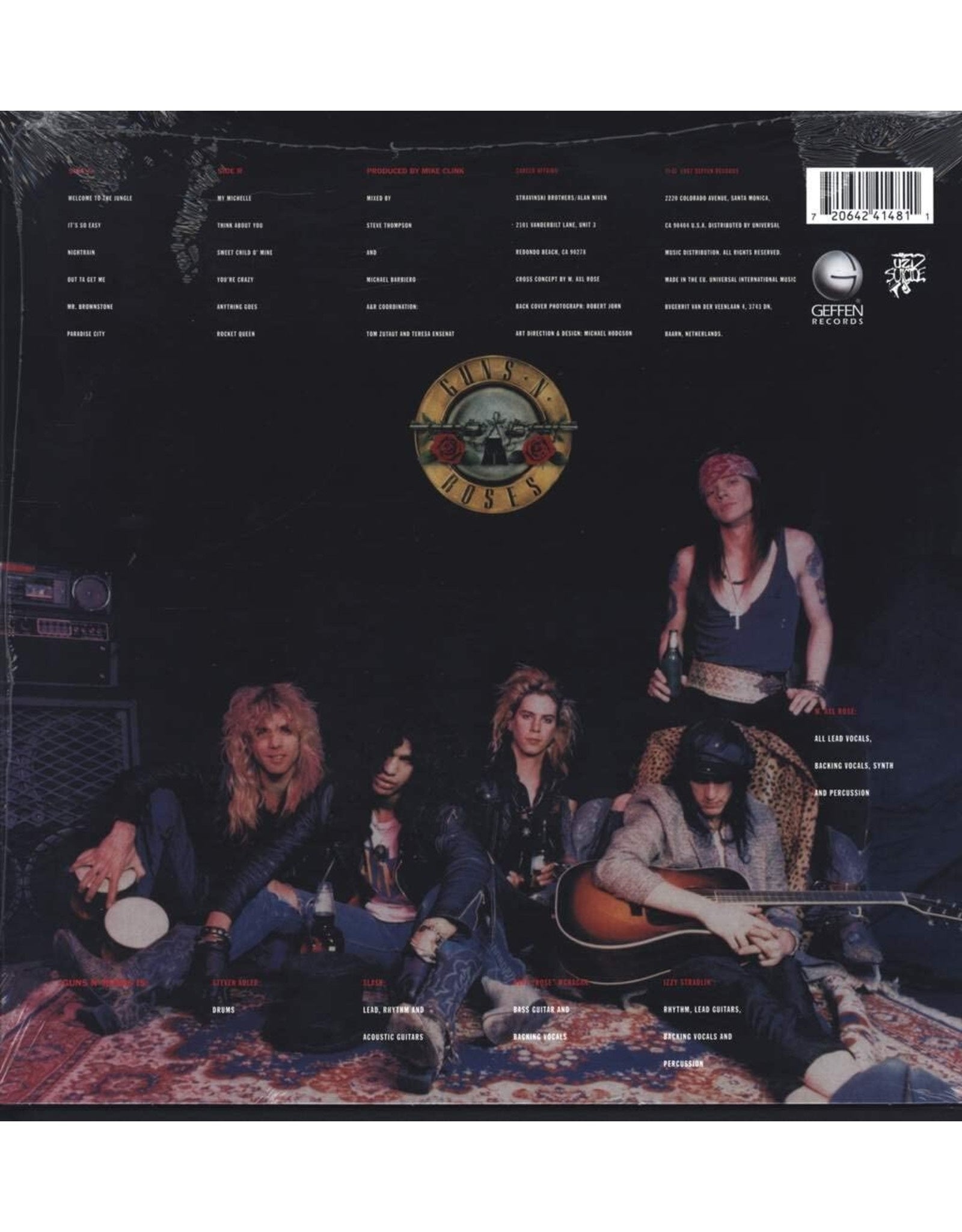 Guns N' Roses - Appetite For Destruction [Audio Vinyl] Audio CD/Vinyl Geffen Records   