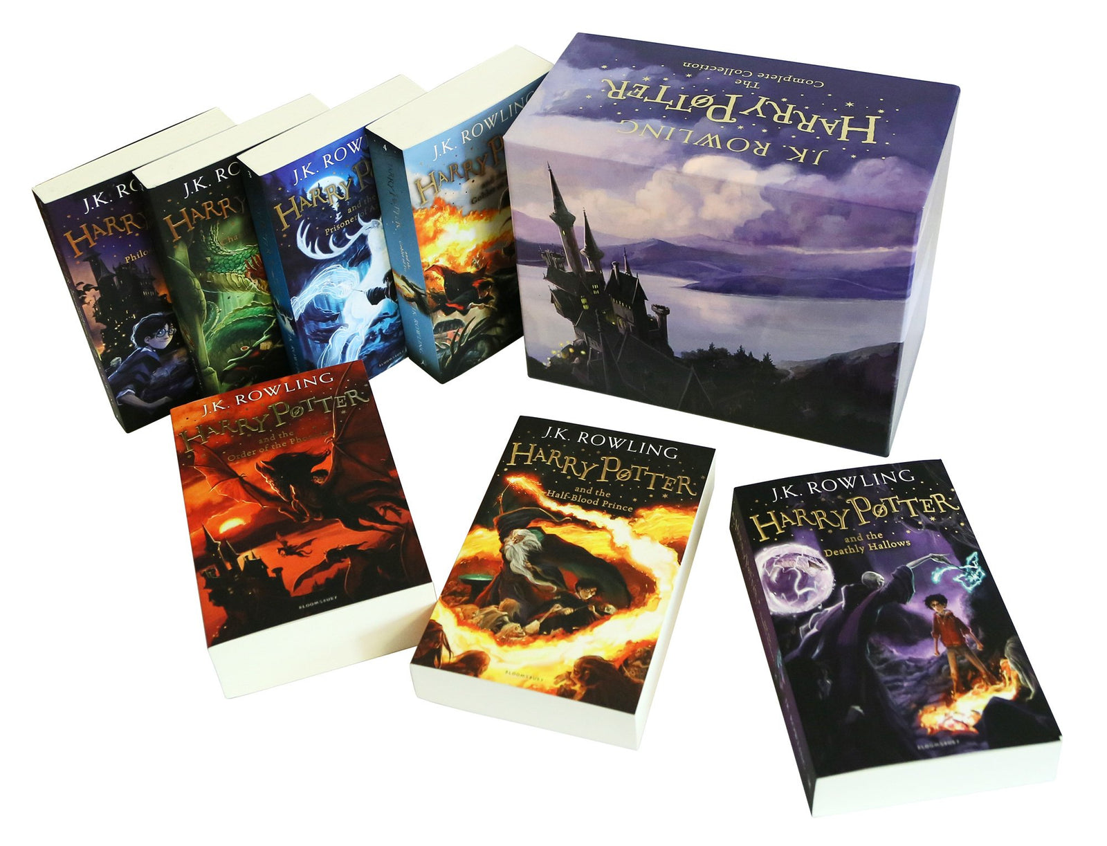 Harry Potter: The Complete Collection [7 Paperback Book Set] Book Bloomsbury   
