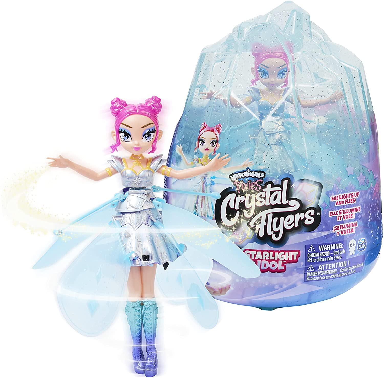 Hatchimals Pixies Crystal Flyers Starlight Idol Toys & Games Spin Master