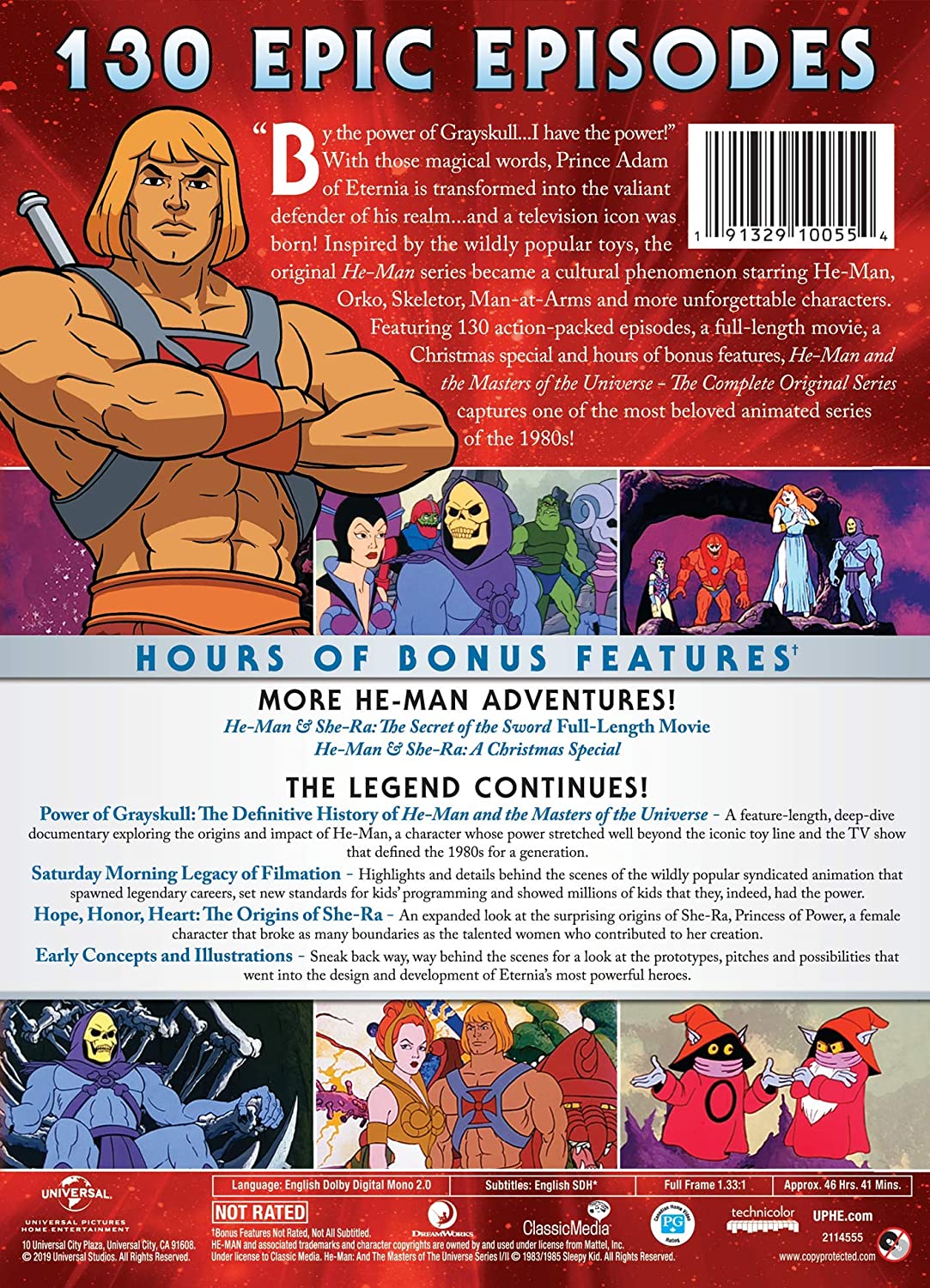He-Man and the Masters of the Universe: The Complete Original Series - Seasons 1-2 [DVD Box Set] DVDs & Blu-Rays Universal Pictures   