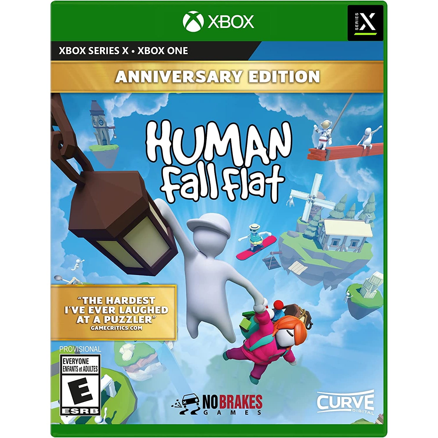 Human: Fall Flat - Anniversary Edition [Xbox One / Xbox Series X] Xbox Series X Video Game Curve Digital   