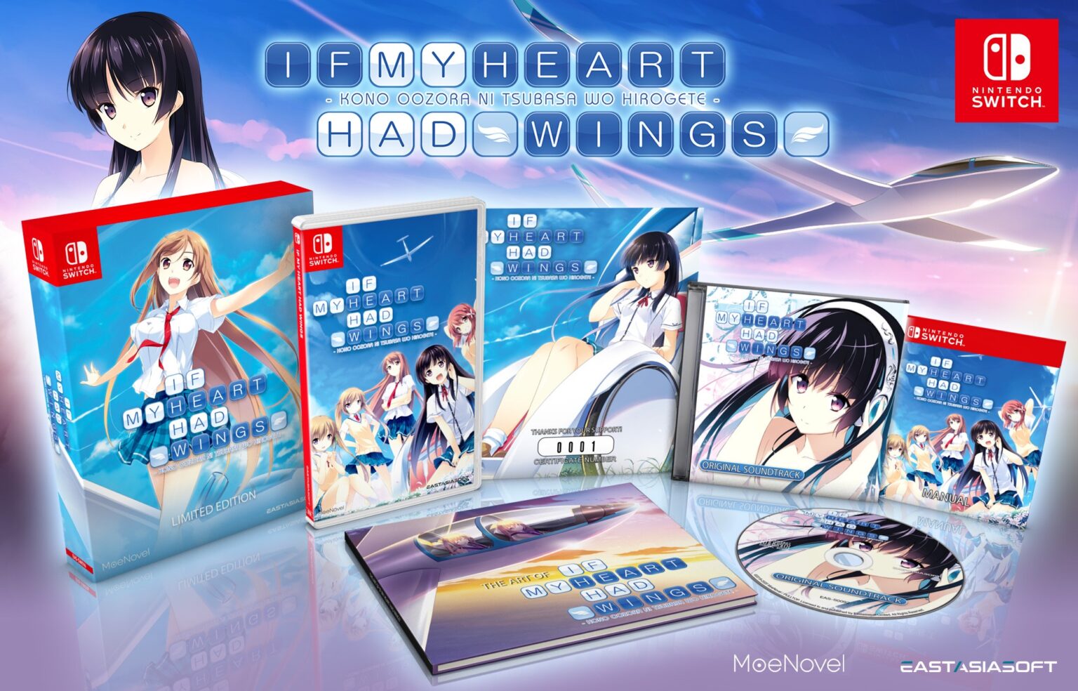 If My Heart Had Wings - Limited Edition [Nintendo Switch] Nintendo Switch Video Game EastAsiaSoft   