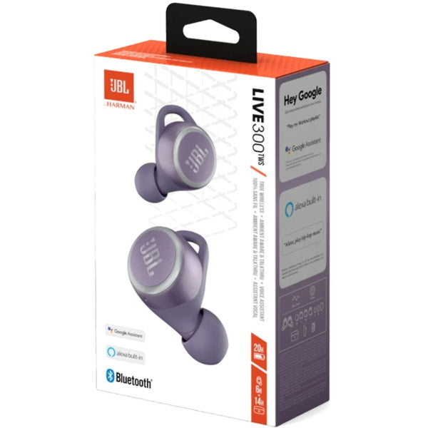 JBL Live 300TWS Wireless In-Ear Bluetooth Headphones - Purple [Electronics] Electronics JBL   