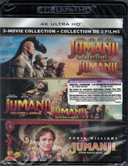 Jumanji: 3 Movie Collection 4K [4K UHD + Digital Box Set] DVDs & Blu-Rays Sony Pictures