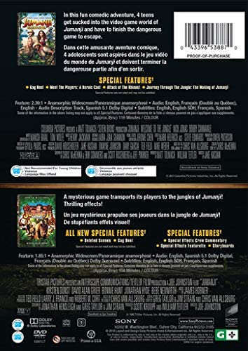 Jumanji Double Feature [DVD Box Set] DVDs & Blu-Rays Sony Pictures