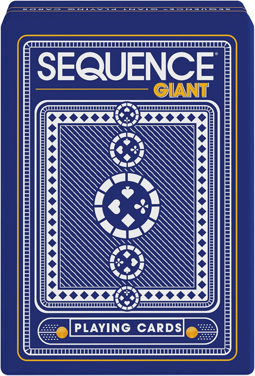 Jumbo Sequence Game - Tube Edition with Cushioned Mat, Cards and Chips [2-12 Players] Board Game Jax