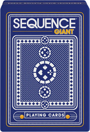 Jumbo Sequence Game - Tube Edition with Cushioned Mat, Cards and Chips [2-12 Players] Board Game Jax