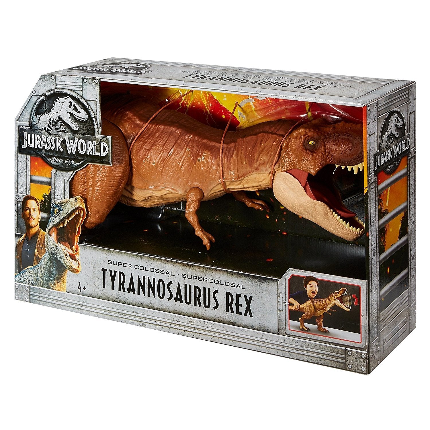 Jurassic World: Super Colossal Tyrannosaurus Rex Toys & Games Mattel