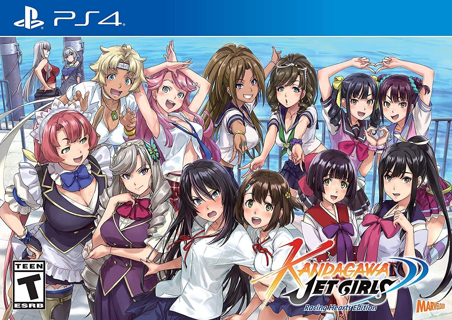 Kandagawa Jet Girls - Day 1 Racing Hearts Edition [PlayStation 4] PlayStation 4 Video Game XSEED Games   