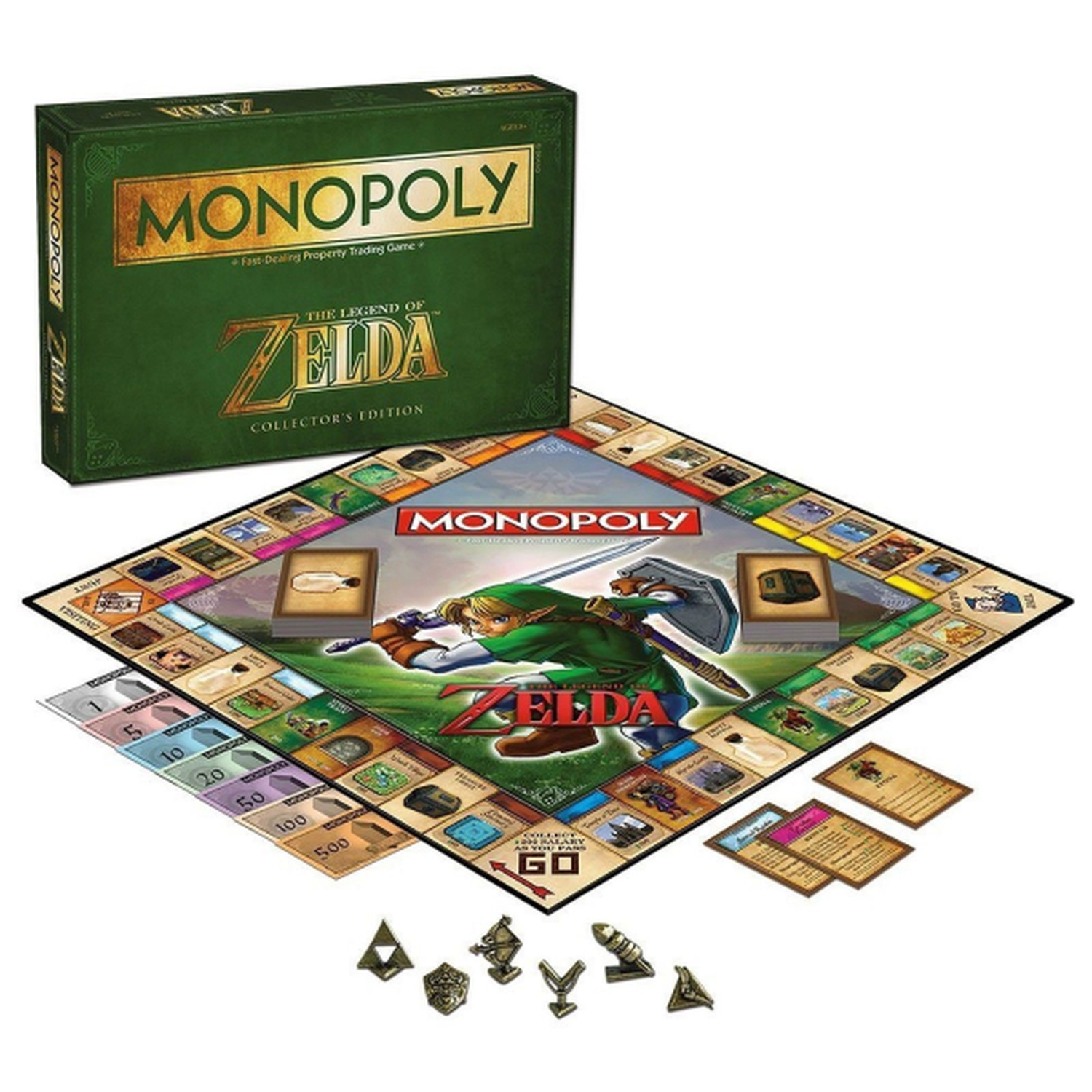 The Legend Of Zelda Collector's Edition Monopoly [Board Game, 2-6 Players] Board Game Hasbro   