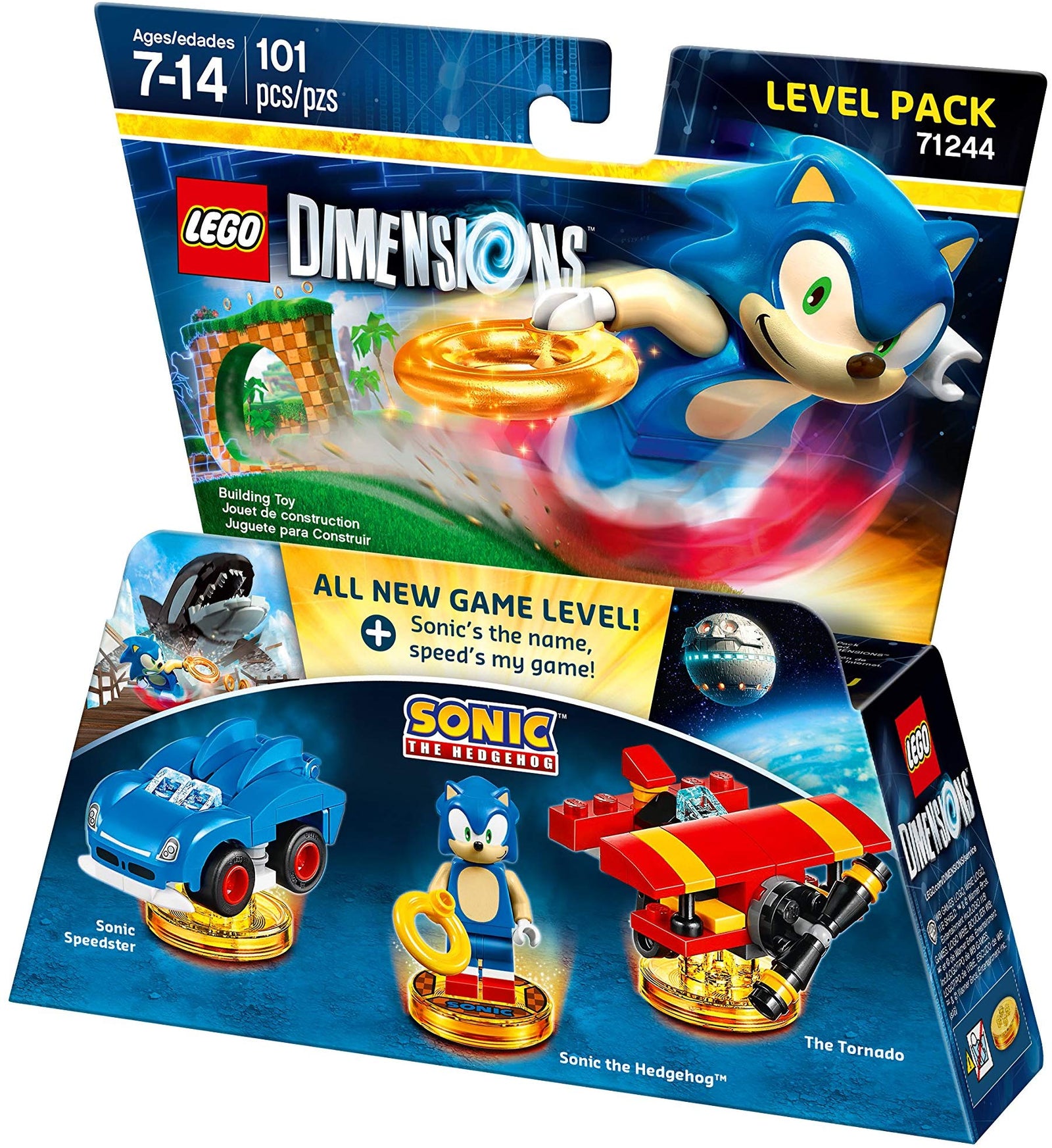 LEGO Dimensions: Sonic the Hedgehog Level Pack - 101 Piece Building Set [LEGO, #71244] LEGO Warner Bros.   