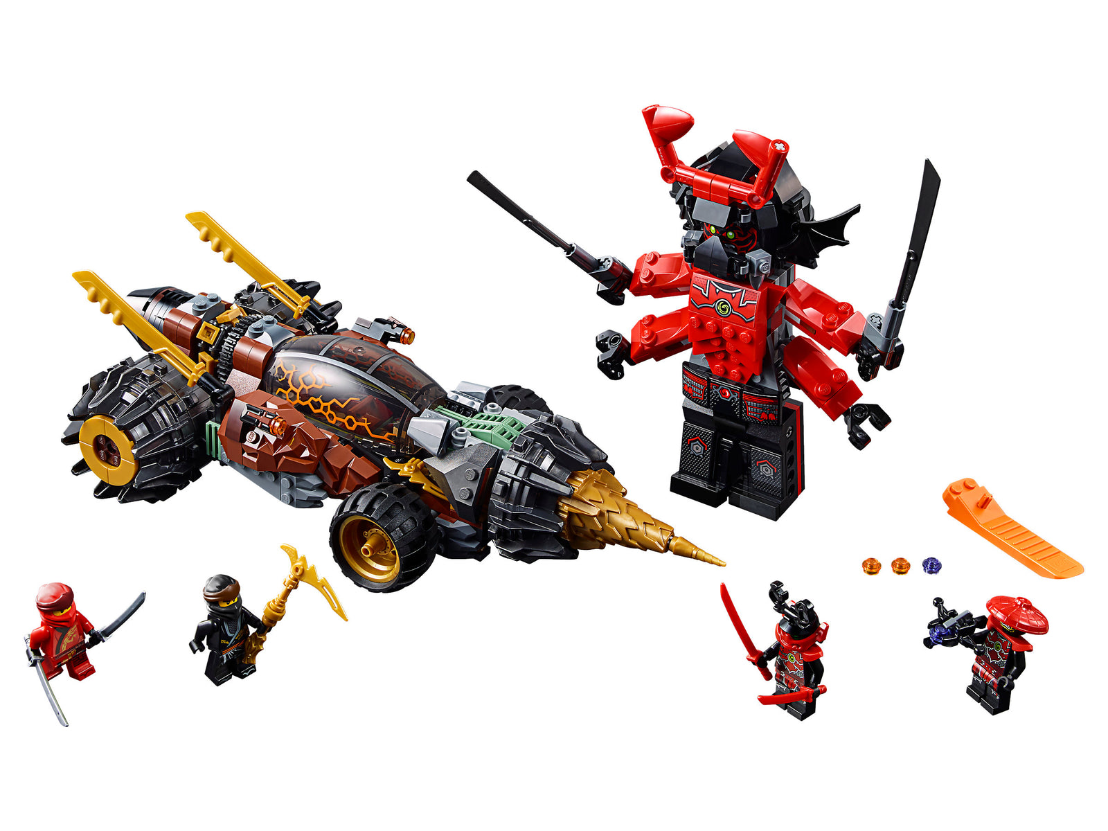 LEGO Ninjago Legacy: Cole's Earth Driller - 587 Piece Building Kit [LEGO, #70669] LEGO LEGO   