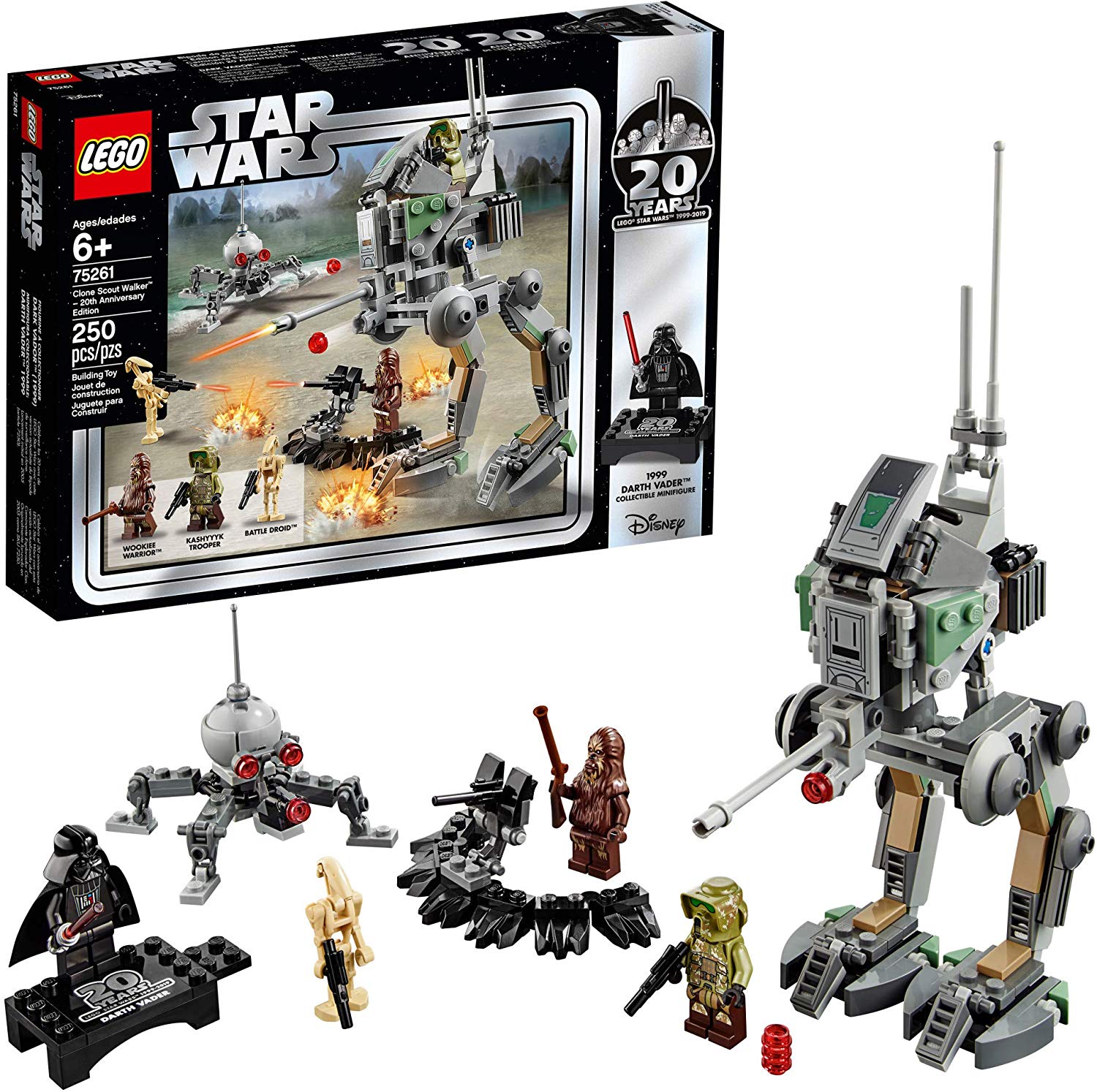 LEGO Star Wars: Clone Scout Walker - 20th Anniversary Edition - 250 Piece Building Kit [LEGO, #75261] LEGO LEGO   