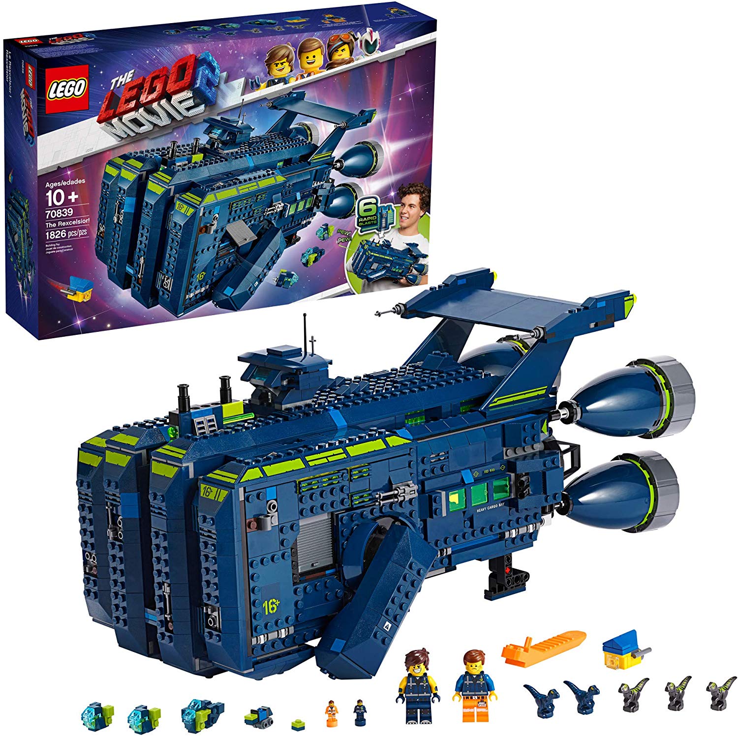 LEGO The LEGO Movie 2: The Rexcelsior! - 1826 Piece Building Kit [LEGO, #70839] LEGO LEGO   