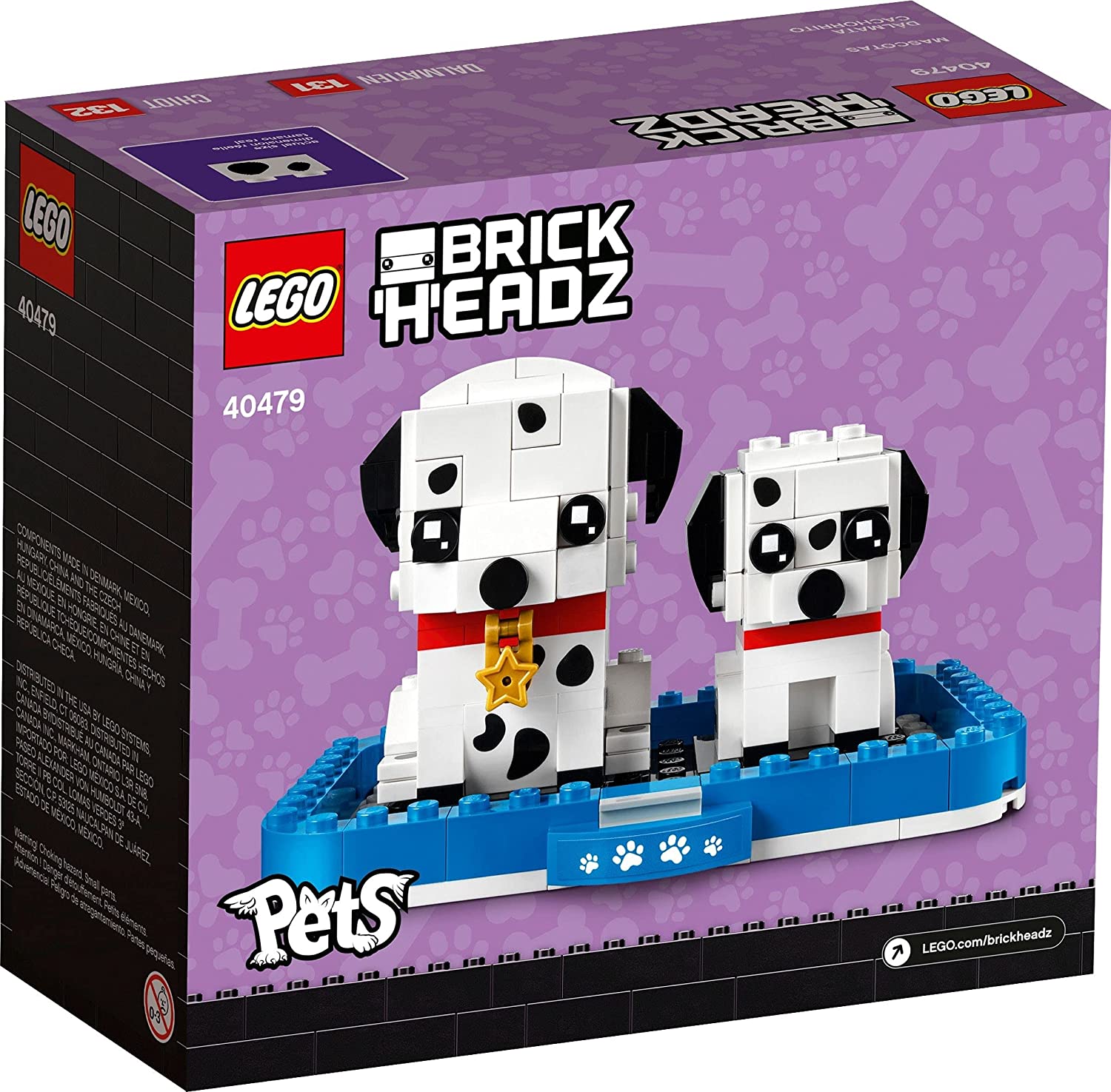 LEGO BrickHeadz: Pets - Dalmatian - 252 Piece Building Kit [LEGO, #40479] LEGO LEGO   