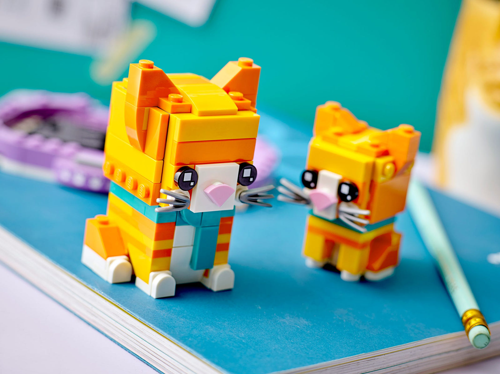 LEGO BrickHeadz: Pets - Ginger Tabby - 269 Piece Building Kit [LEGO, #40480] LEGO LEGO   