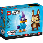 LEGO BrickHeadz: Road Runner & Wile E. Coyote - 205 Piece Building Kit [LEGO, #40559] LEGO LEGO   