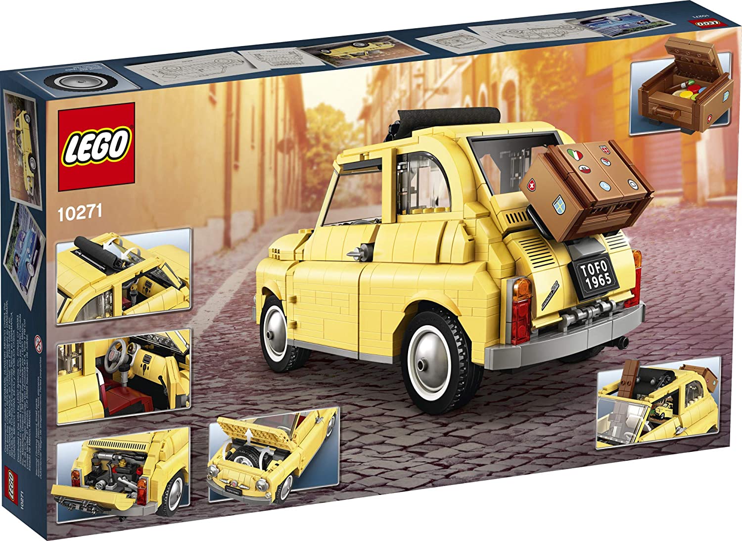 LEGO Creator Expert: Fiat 500 - 960 Piece Building Kit [LEGO, #10271] LEGO LEGO   
