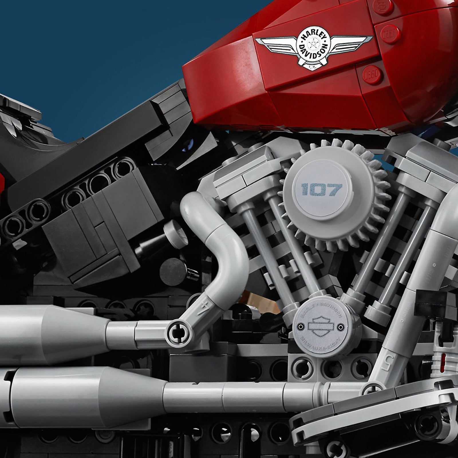 LEGO Creator Expert: Harley-Davidson Fat Boy - 1023 Piece Building Kit [LEGO, #10269] LEGO LEGO   