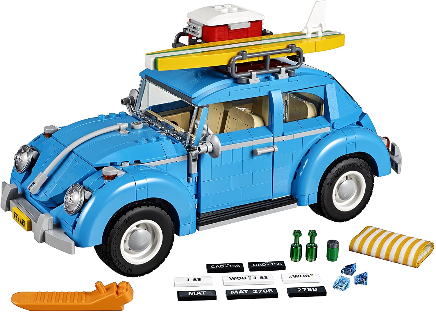 LEGO Creator Expert: Volkswagen Beetle - 1167 Piece Building Kit [LEGO, #10252] LEGO LEGO   