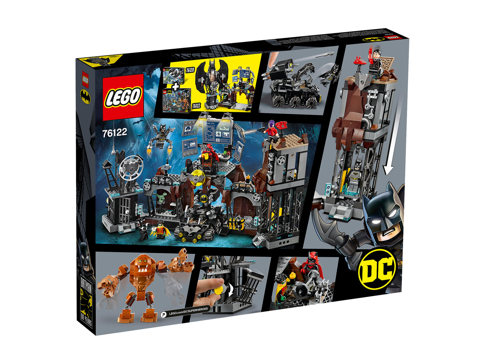 LEGO DC Batman: Batcave Clayface Invasion - 1038 Piece Building Kit [LEGO, #76122] LEGO LEGO   