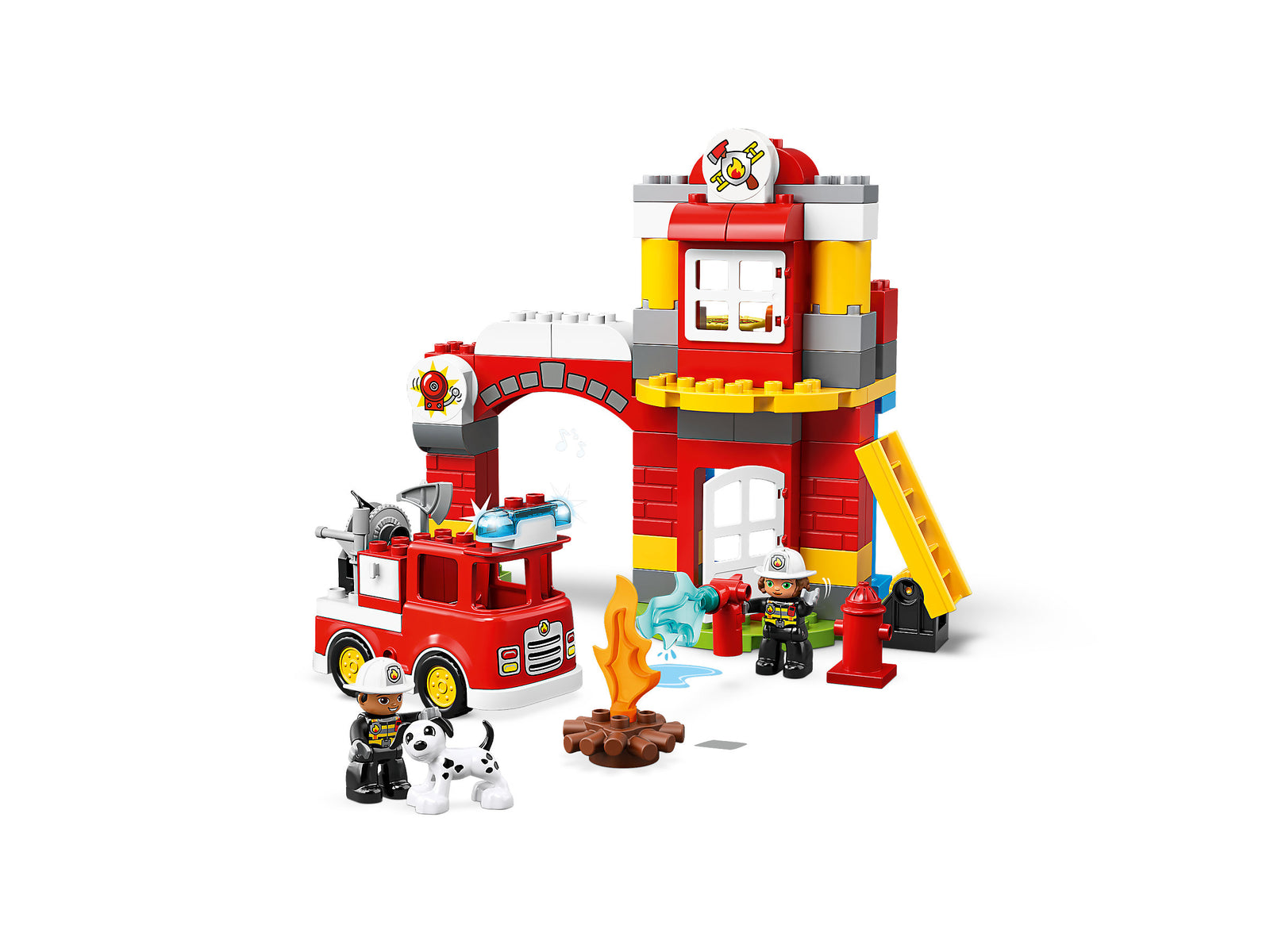 LEGO DUPLO: Fire Station - 76 Piece Building Kit [LEGO, #10903] LEGO LEGO   