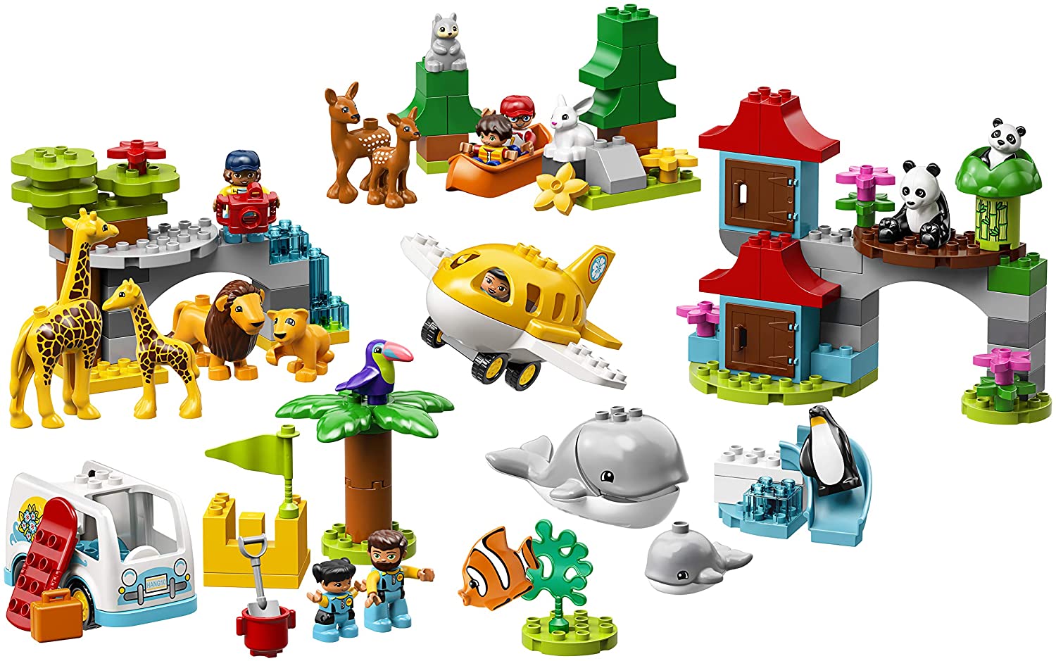 LEGO DUPLO: Town World Animals - 121 Pieces Building Kit [LEGO #10907] LEGO LEGO