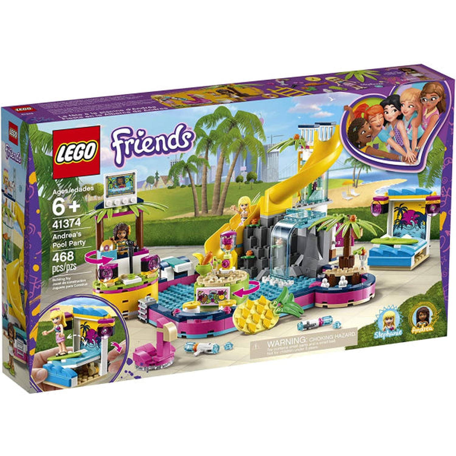 LEGO Friends: Andrea's Pool Party  - 468 Piece Building Kit [LEGO, #41374] LEGO LEGO   