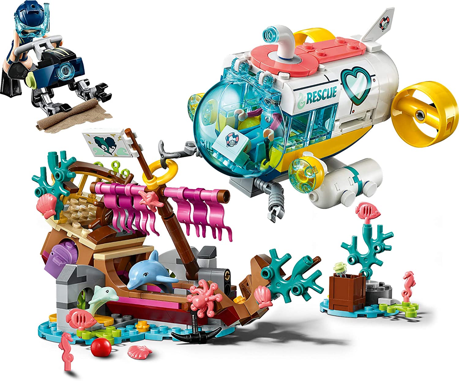 LEGO Friends: Dolphins Rescue Mission - 363 Piece Building Kit [LEGO, #41378] LEGO LEGO   