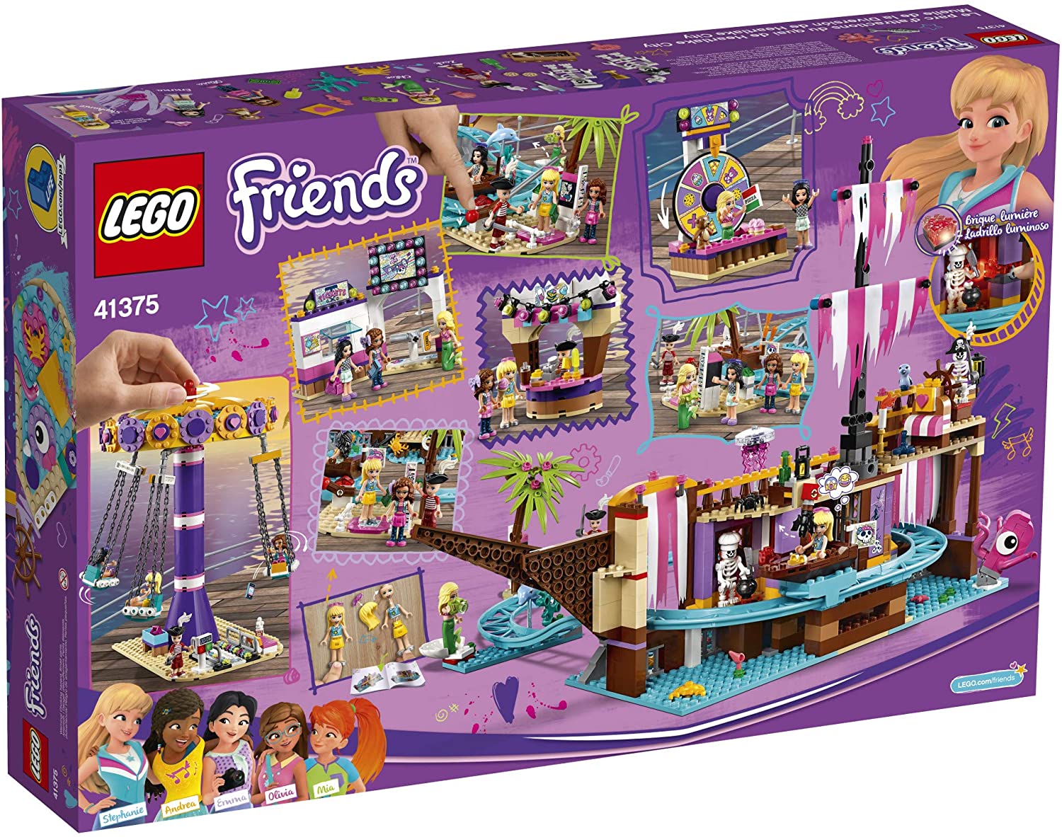 LEGO Friends: Heartlake City Amusement Pier - 1251 Piece Building Kit [LEGO, #41375] LEGO LEGO   