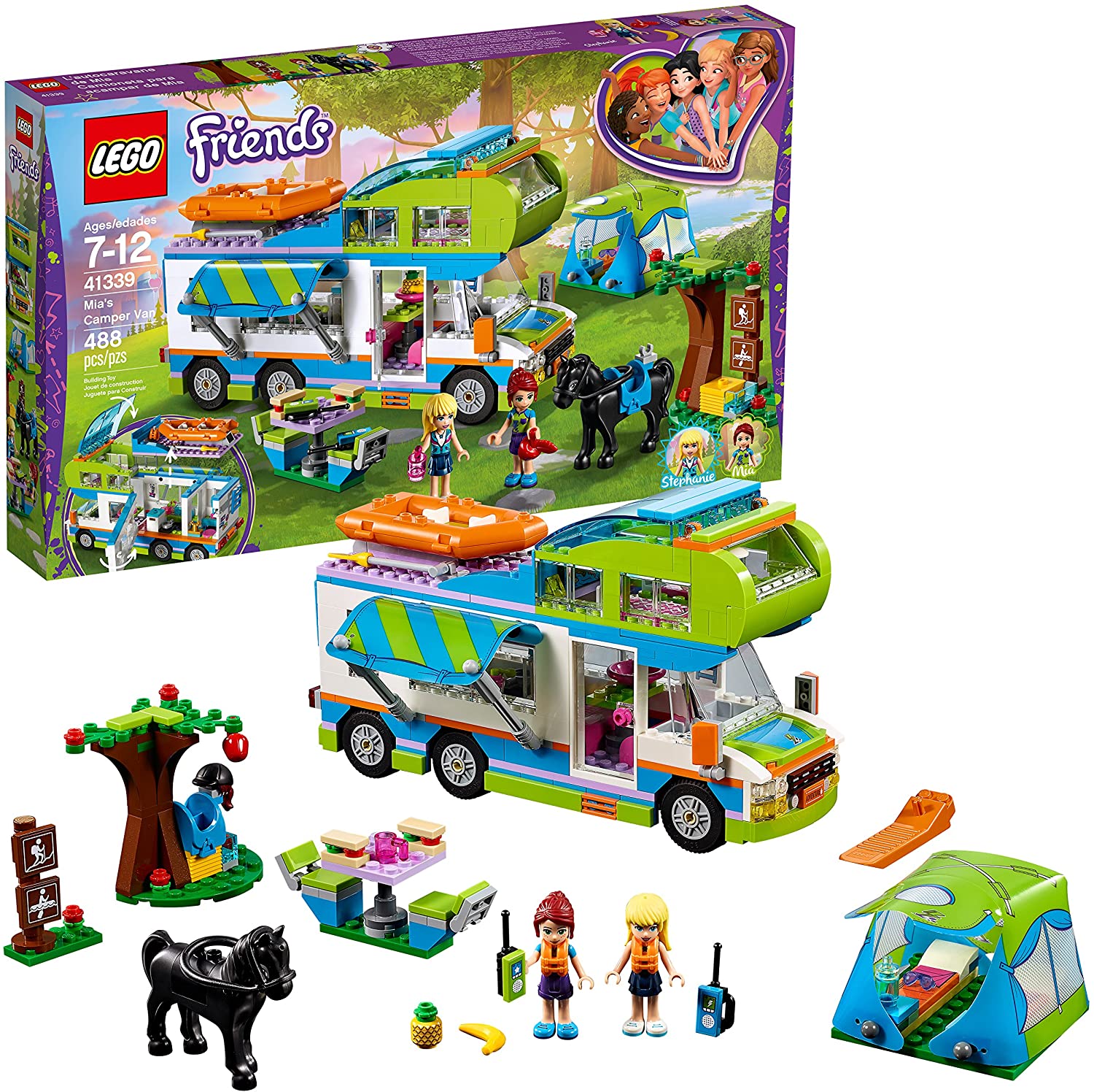 LEGO Friends: Mia's Camper Van - 488 Piece Building Kit [LEGO, #41339] LEGO LEGO   