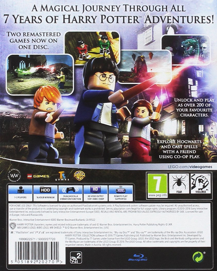 LEGO Harry Potter Collection [PlayStation 4] PlayStation 4 Video Game Warner Bros.   