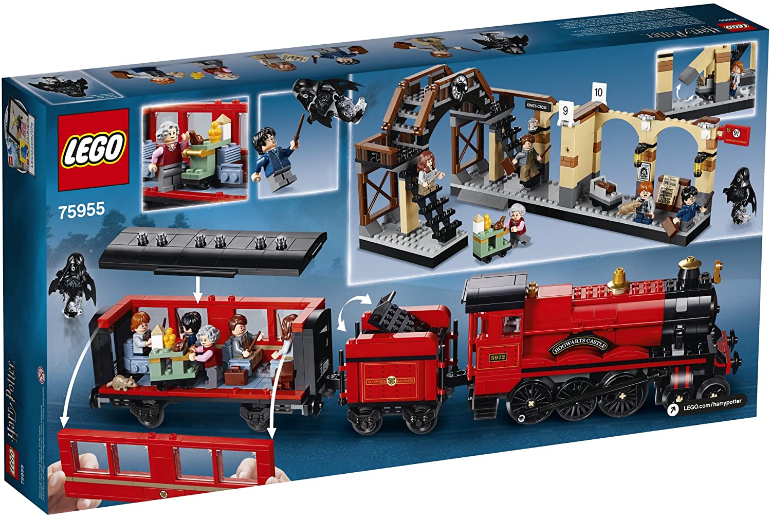 LEGO Harry Potter: Hogwarts Express - 801 Piece Building Kit [LEGO, #75955] LEGO LEGO   