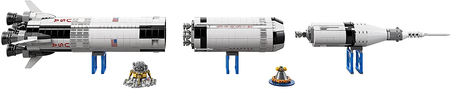 LEGO Ideas: NASA Apollo Saturn V - 1969 Piece Building Kit [LEGO, #21309] LEGO LEGO   