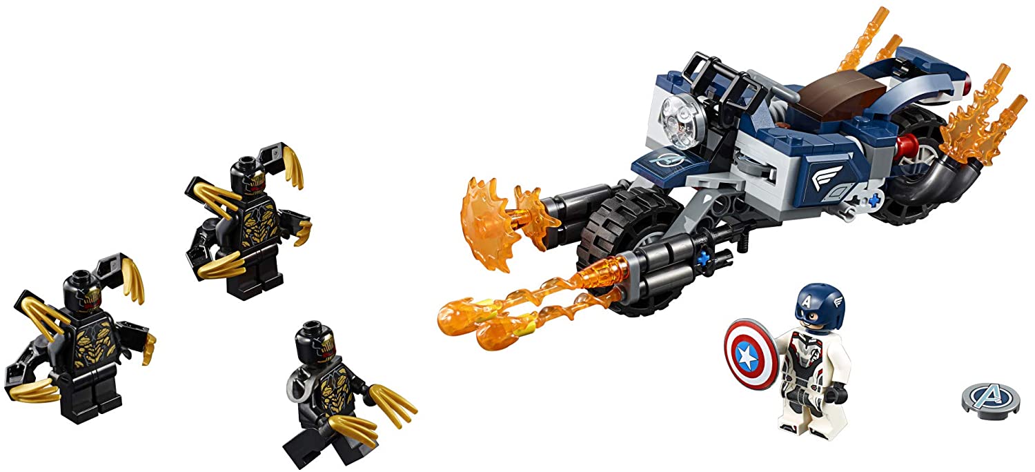 LEGO Marvel Avengers: Captain America - Outriders Attack - 167 Piece Building Kit [LEGO, #76123] LEGO LEGO   