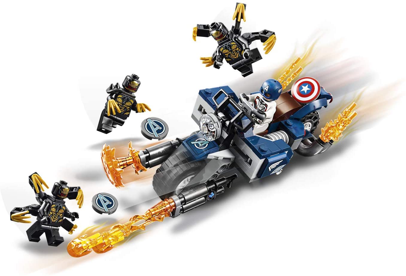LEGO Marvel Avengers: Captain America - Outriders Attack - 167 Piece Building Kit [LEGO, #76123] LEGO LEGO   