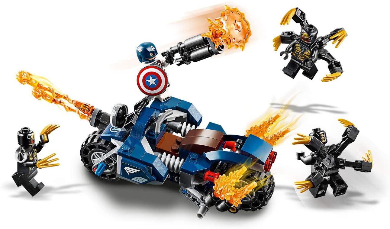 LEGO Marvel Avengers: Captain America - Outriders Attack - 167 Piece Building Kit [LEGO, #76123] LEGO LEGO   