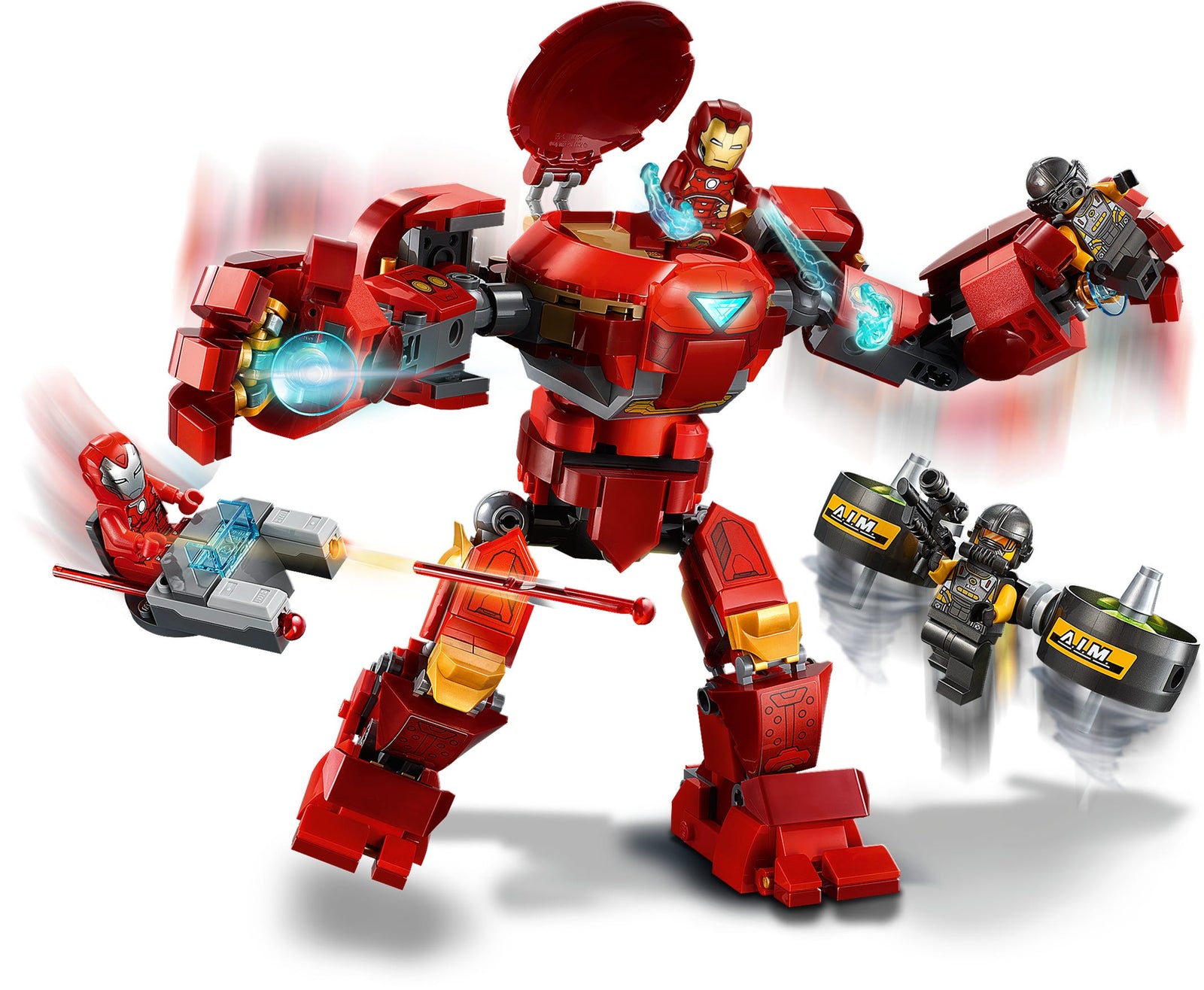 LEGO Marvel Avengers: Iron Man Hulkbuster versus A.I.M. Agent - 456 Piece Building Kit [LEGO, #76164] LEGO LEGO   