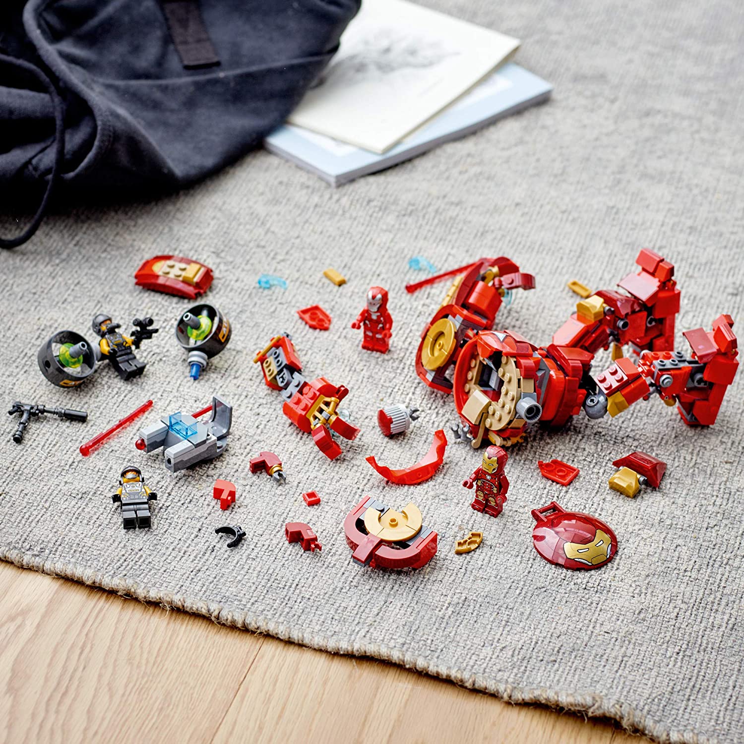 LEGO Marvel Avengers: Iron Man Hulkbuster versus A.I.M. Agent - 456 Piece Building Kit [LEGO, #76164] LEGO LEGO   