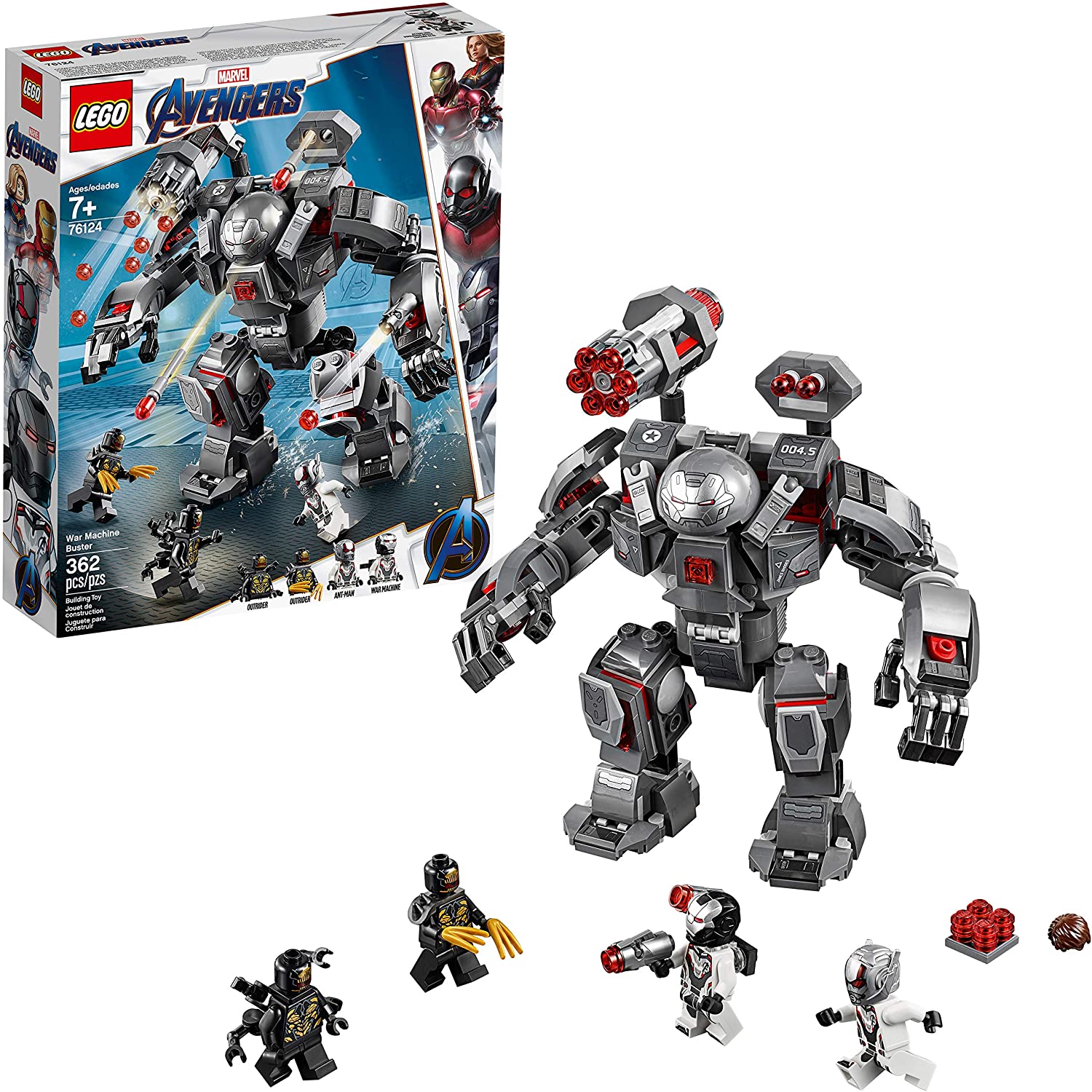 LEGO Marvel Avengers: War Machine Buster - 362 Piece Building Kit [LEGO, #76124] LEGO LEGO   