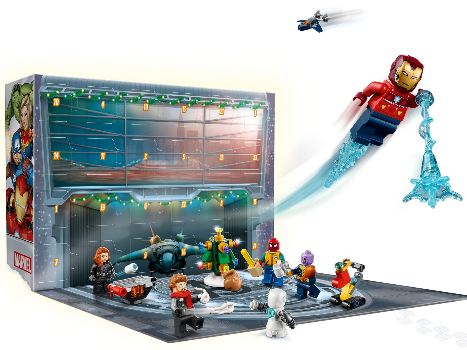 LEGO Marvel Avengers: The Avengers Advent Calendar - 298 Piece Building Kit [LEGO, #76196] LEGO LEGO   