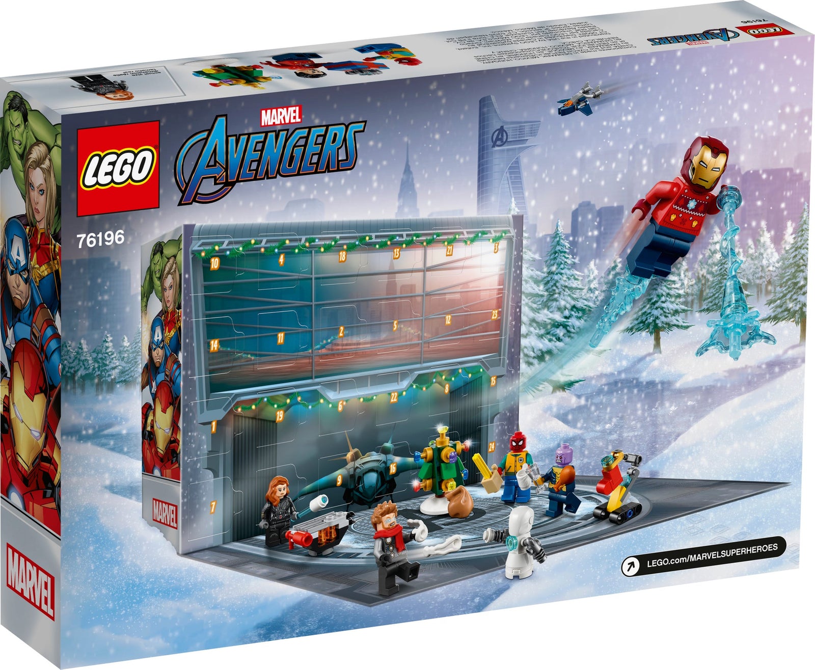 LEGO Marvel Avengers: The Avengers Advent Calendar - 298 Piece Building Kit [LEGO, #76196] LEGO LEGO   