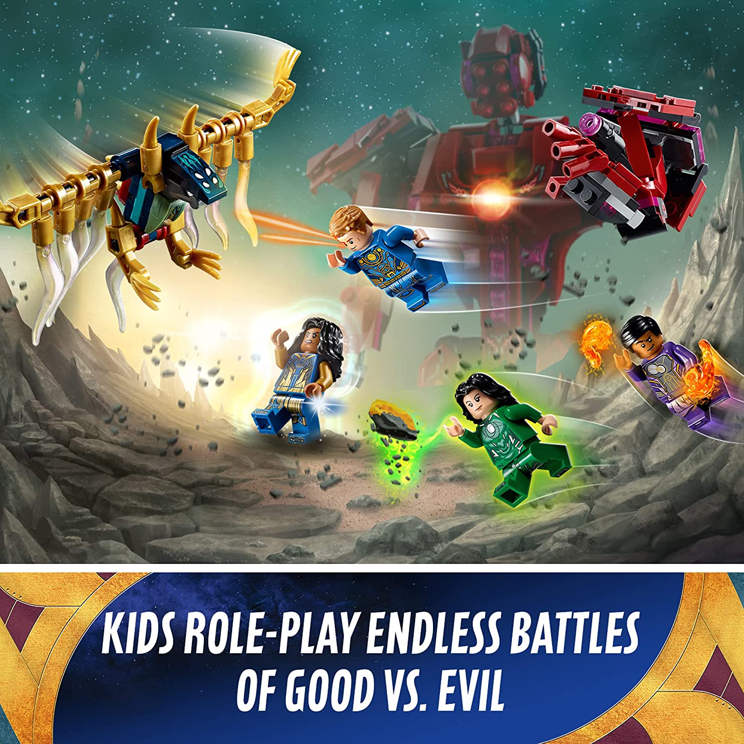 LEGO Marvel The Eternals: In Arishem's Shadow - 493 Piece Building Kit [LEGO, #76155] LEGO LEGO   