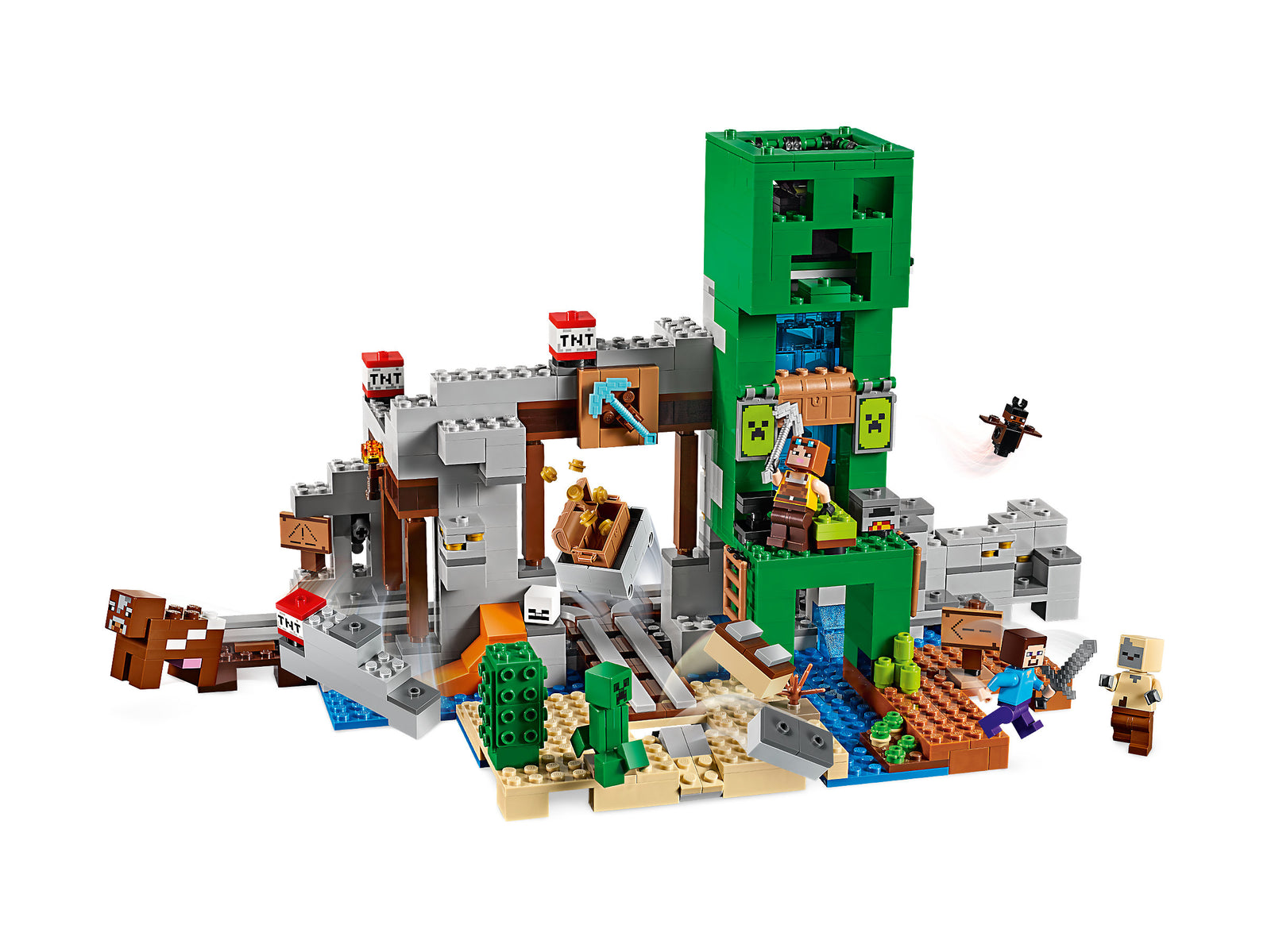 LEGO Minecraft: The Creeper Mine - 834 Piece Building Kit [LEGO, #21155] LEGO LEGO   