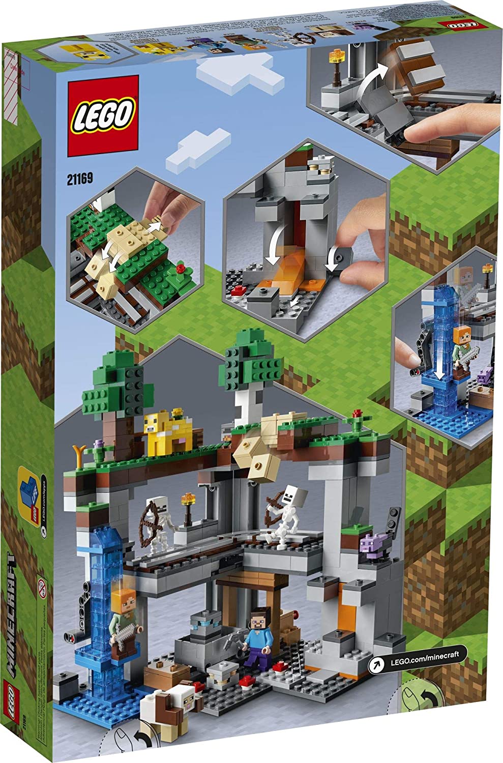 LEGO Minecraft: The First Adventure - 542 Piece Building Kit [LEGO, #21169 Ages 8+] LEGO LEGO   