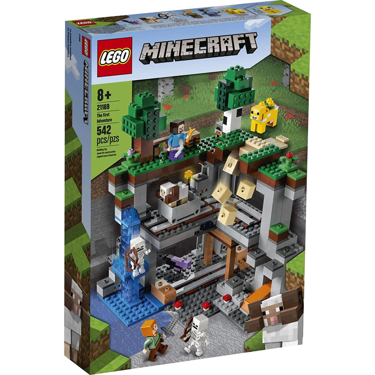 LEGO Minecraft: The First Adventure - 542 Piece Building Kit [LEGO, #21169 Ages 8+] LEGO LEGO   